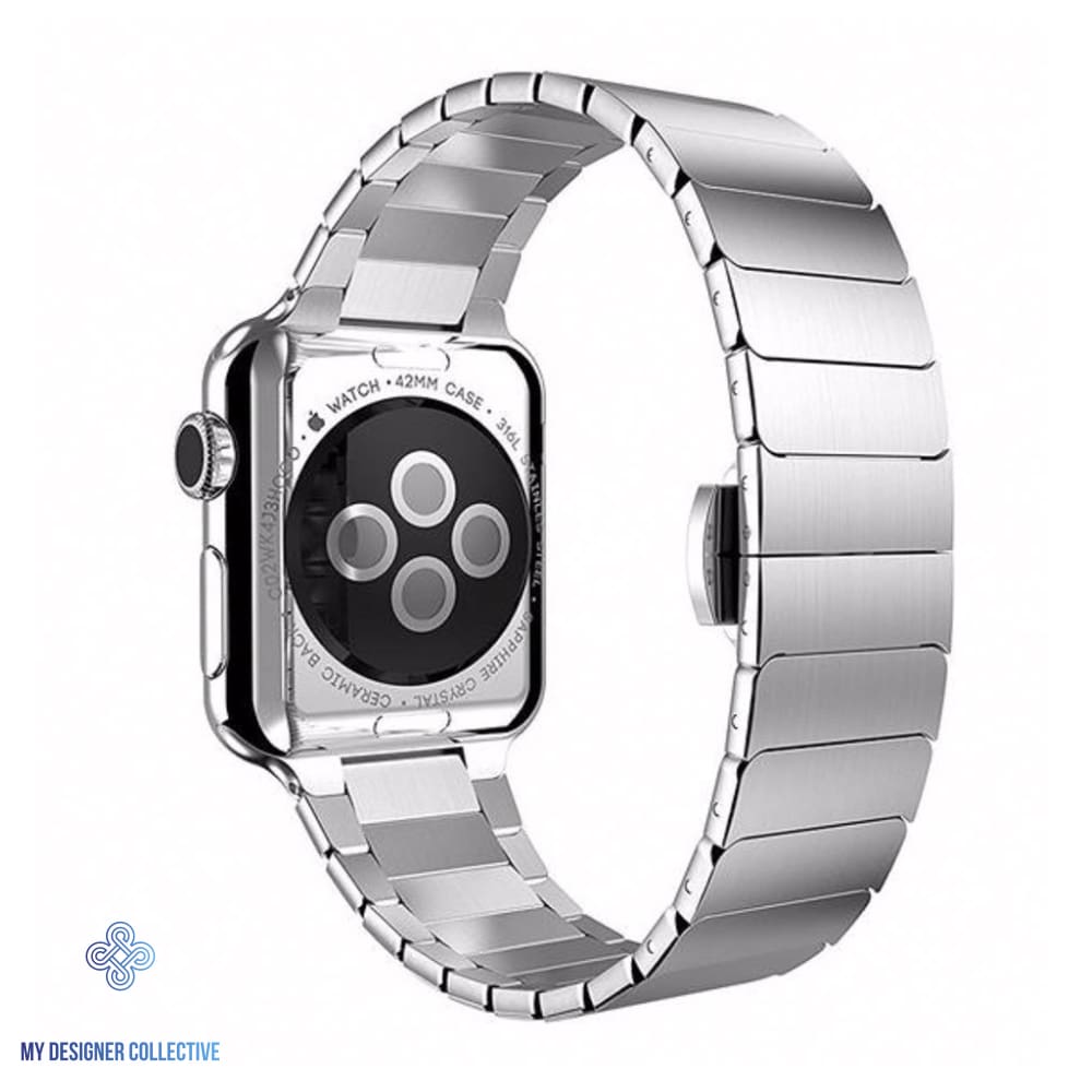 The Classic Stainless Steel Link Band For Apple Watch (Black Gold,  42mm/44mm) 